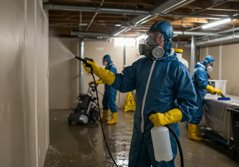 Basement Sanitization and Antimicrobial Treatment process in Appleton, ME